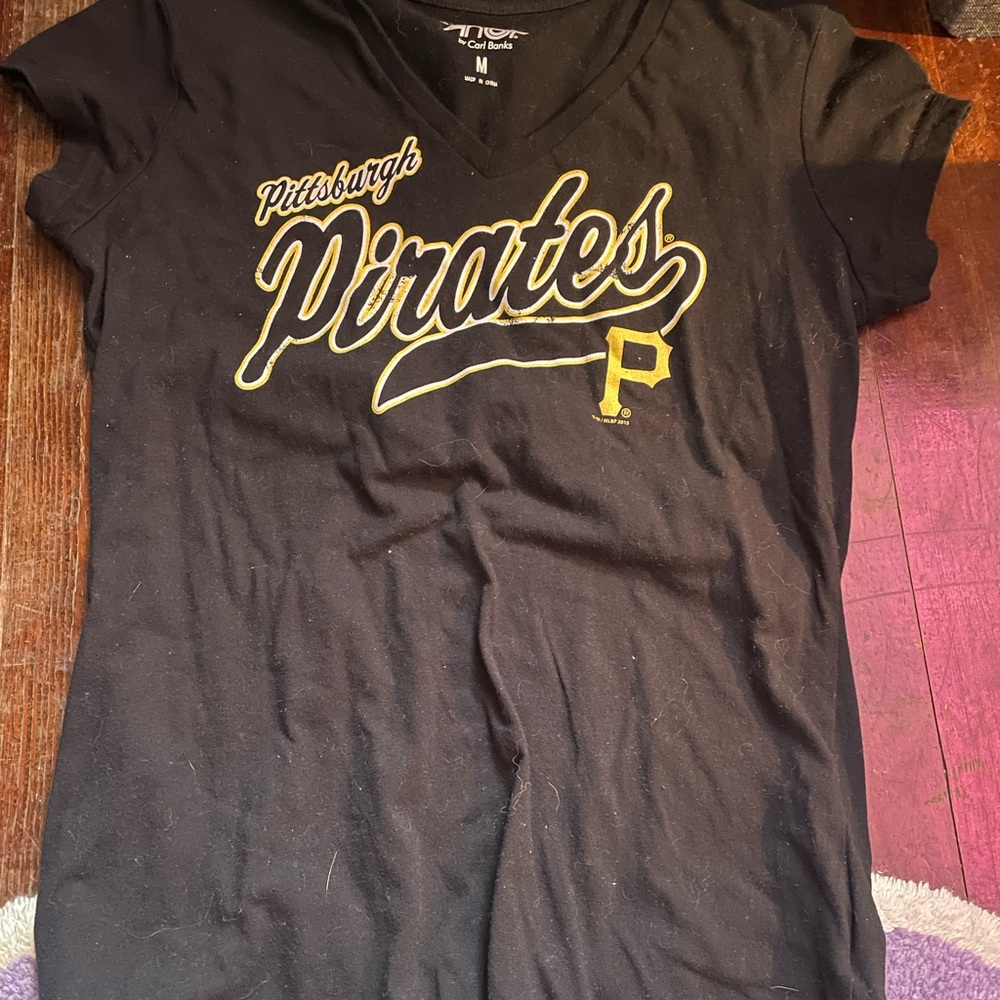 Pittsburgh Pirates Black Short Sleeve Tee
